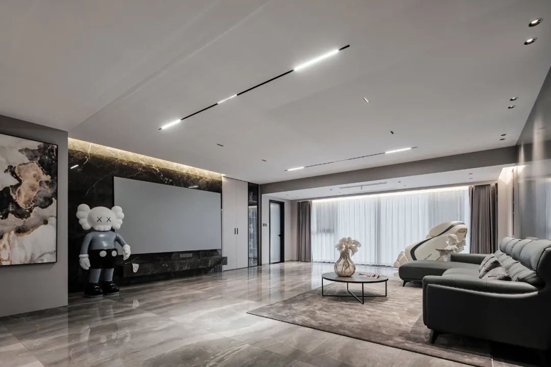 Casamica ▎280㎡现代简约大平层，新婚夫妻的艺术生...