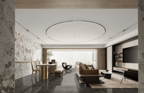 Casamica ▎360㎡ 现代大平层，当代简约优雅美学
